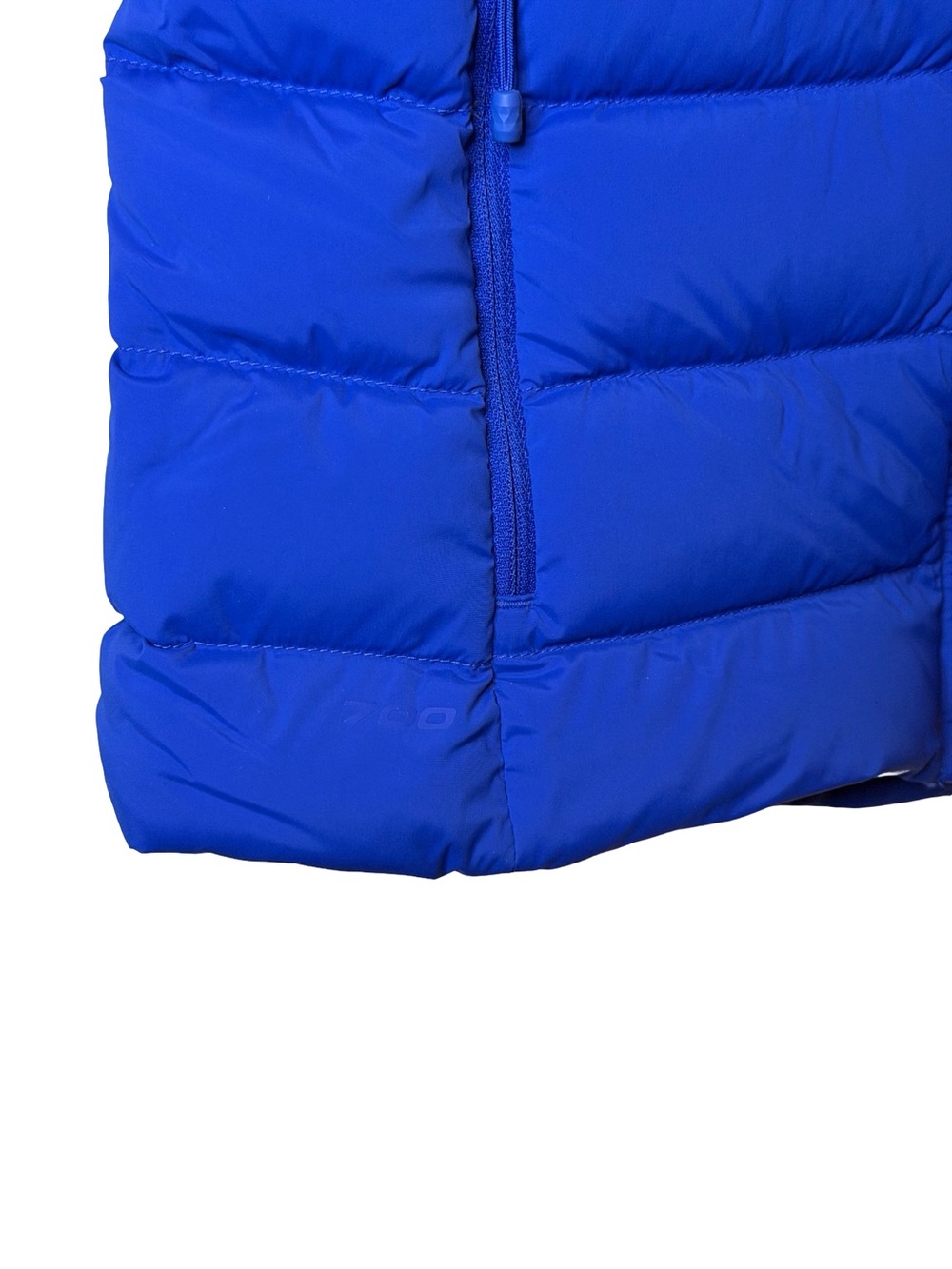 The North Face 700 Fill Down Vest Royal Blue Small Puffer Zip Outdoor Hiking - Picture 6 of 10